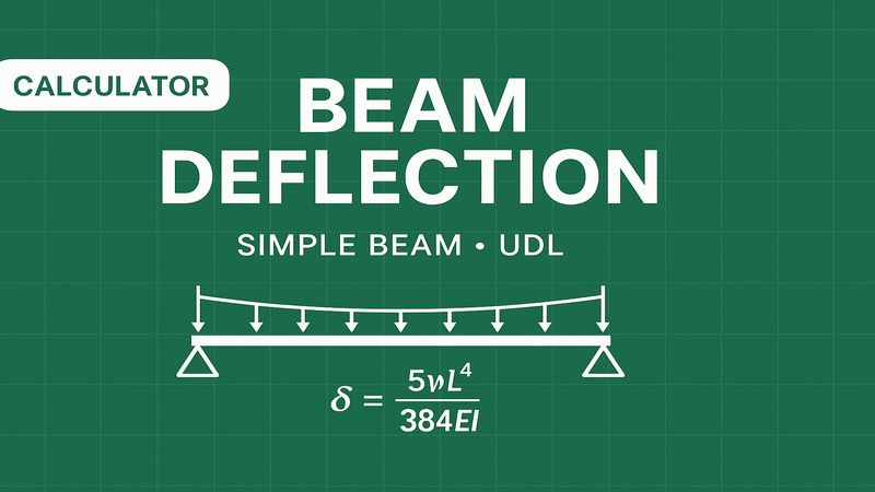 Beam Deflection Calculator